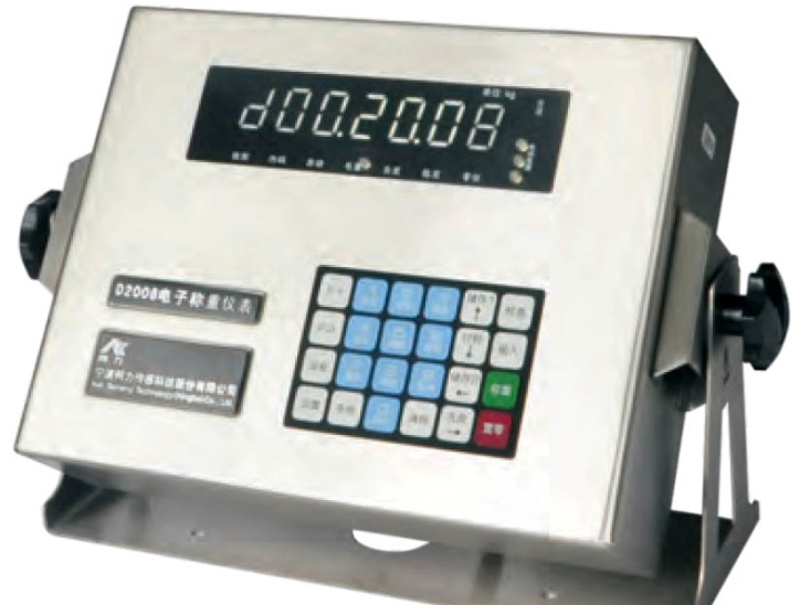 Indicador de peso con carcasa de acero inoxidable, interfase serial RS232, RS485. Alimentación 100..220V AC, lectura de hasta 16 celdas digitales ZSWF-D